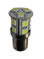 Светодиодная лампа для замены А12-21-3. В основе - 13 LED 5050