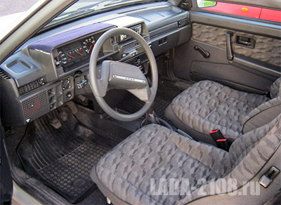 Интерьер Lada Samara ВАЗ-2108 высокая панель